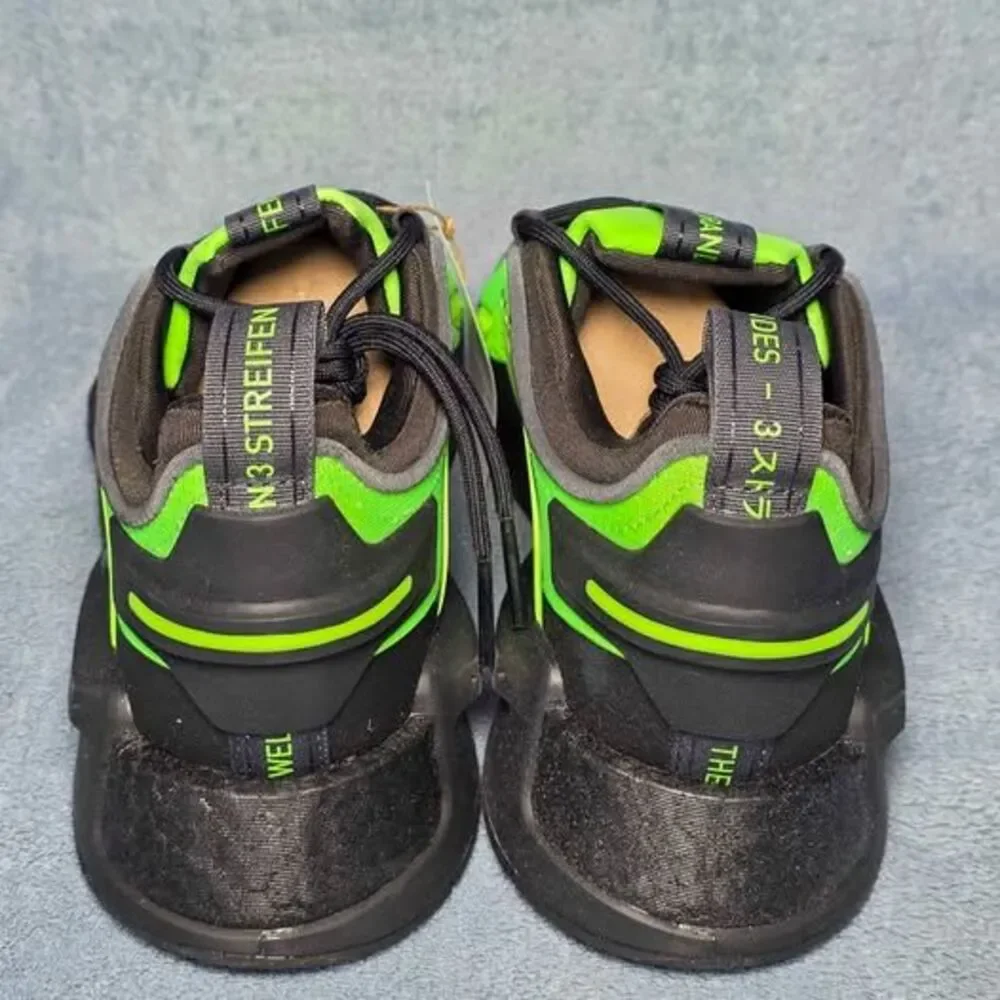 Adidas NMD_V3 Sneakers Men's US 10 or Womens 11 Black Lime Green